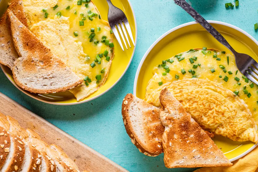 Fluffy baked omelette clearance